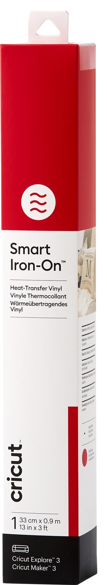 Cricut Smart Iron-On arkki 33x91 (punainen)