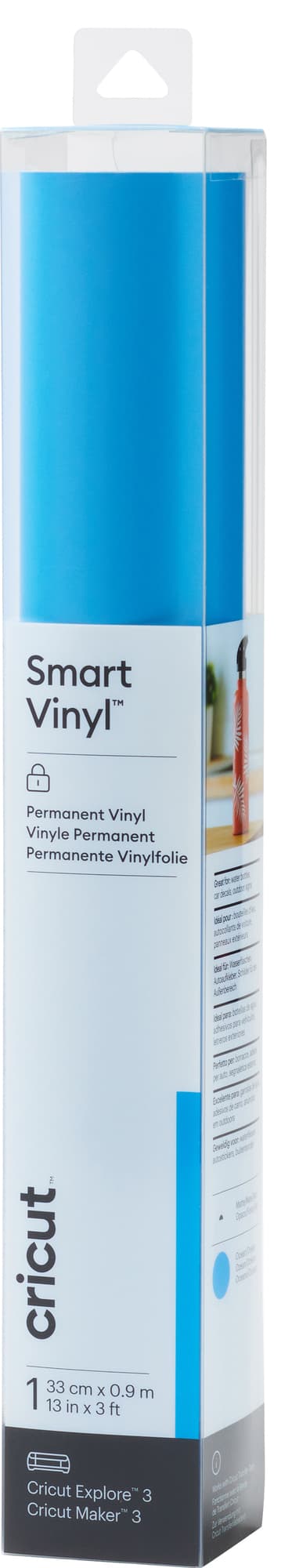 Cricut Smart Vinyl Permanent arkki 33 x 91 cm (merensininen)