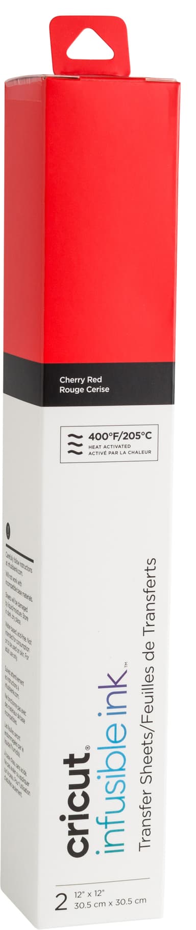 Cricut Infusible Ink siirtoarkit (2 kpl, kirsikanpunainen)