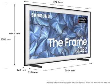 Samsung 50" LS03B The Frame 4K QLED älytelevisio (2022)