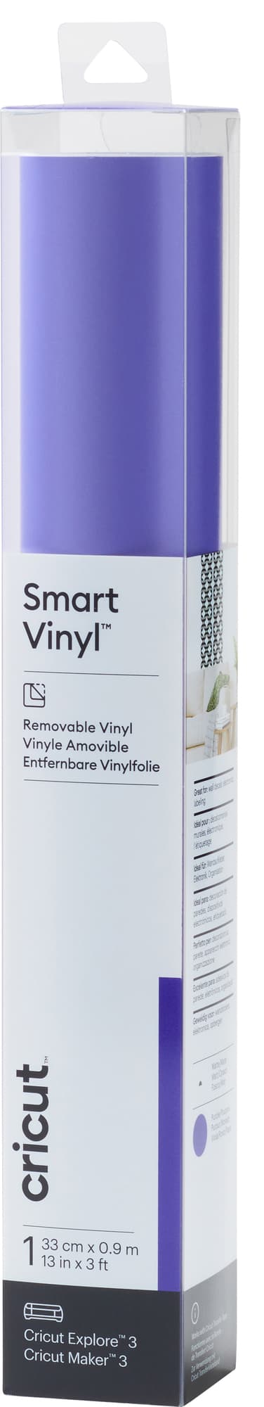 Cricut Smart Vinyl Removable arkki 33 x 91 cm (violetti)