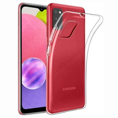 Silikonikotelo läpinäkyvä Samsung Galaxy A03s