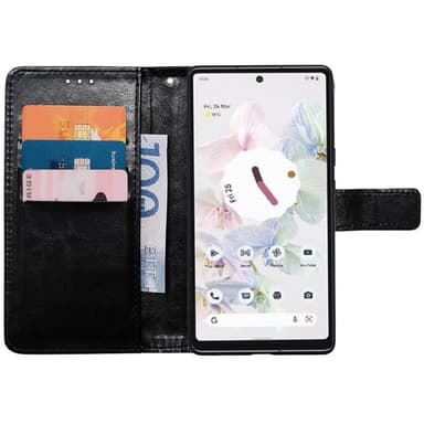 Lompakkokotelo 3-kortti Google Pixel 7 Pro - Musta