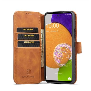 DG-Ming Lompakkokotelo 3-kortti Samsung Galaxy A53 5G - Ruskea