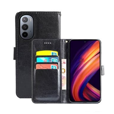 Lompakkokotelo 3-kortti Motorola Edge 30 Pro - Musta