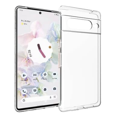Silikonikotelo läpinäkyvä Google Pixel 7 Pro