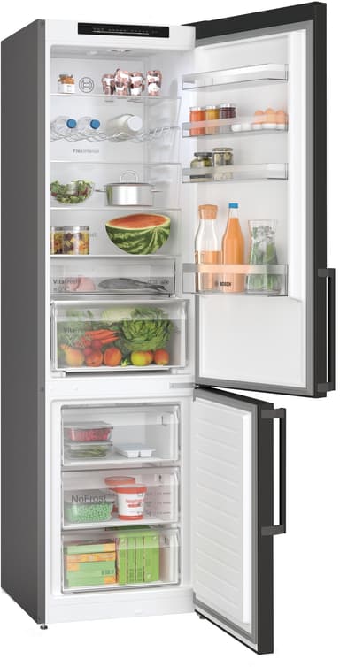 Bosch Jääkaappi-pakastin yhdistelmä KGN39VXCT (black inox-antifingerprint)