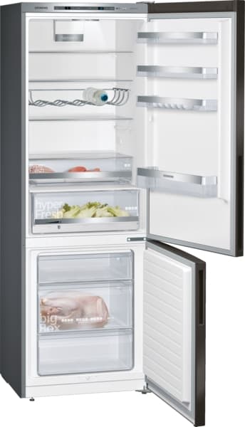 Siemens Jääkaappi-pakastin yhdistelmä KG49EAXCA (black inox-antifingerprint)