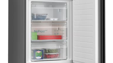 Siemens Jääkaappi-pakastin yhdistelmä KG39NAXCF (black inox-antifingerprint)