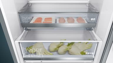 Siemens Jääkaappi-pakastin yhdistelmä KG49EAXCA (black inox-antifingerprint)