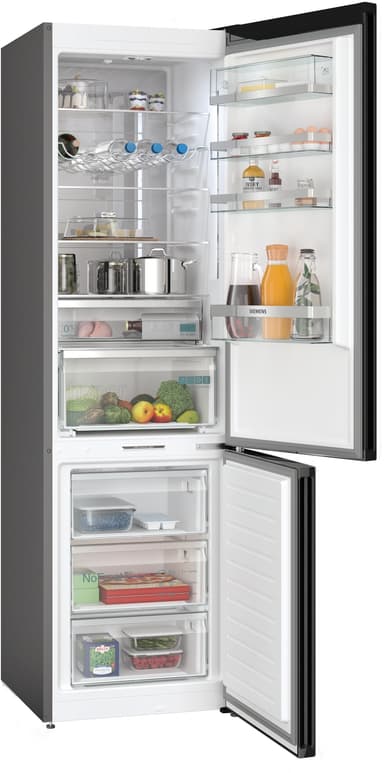 Siemens Jääkaappi-pakastin yhdistelmä KG39NAXCF (black inox-antifingerprint)