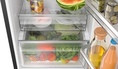 Bosch Jääkaappi-pakastin yhdistelmä KGN39VXCT (black inox-antifingerprint)
