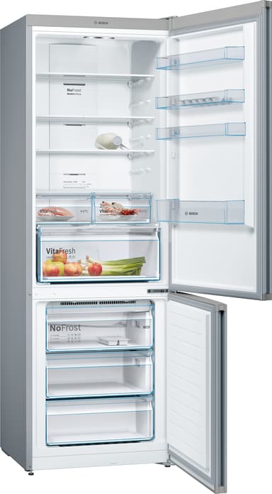 Bosch Jääkaappi-pakastin yhdistelmä KGN49XLEA (inox look)