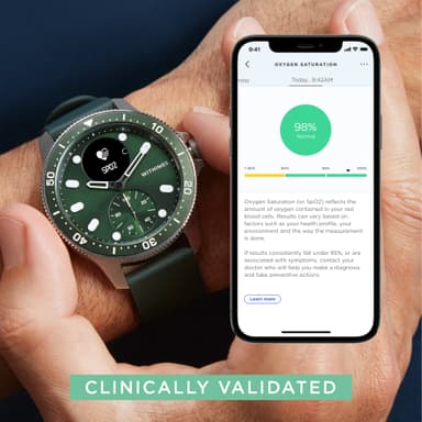 Withings ScanWatch Horizon älykello 43 mm (vihreä)