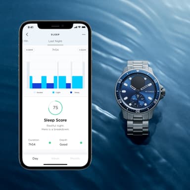 Withings ScanWatch Horizon älykello 43 mm (sininen)