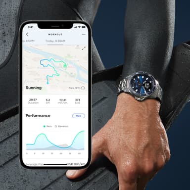 Withings ScanWatch Horizon älykello 43 mm (sininen)