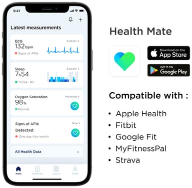 Withings ScanWatch Horizon älykello 43 mm (vihreä)