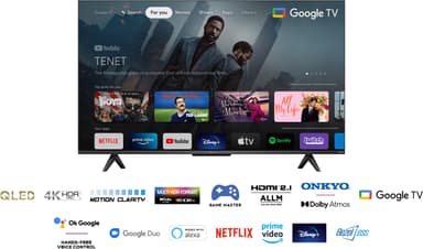 TCL 43'' QLED760 4K LED älytelevisio (2022)