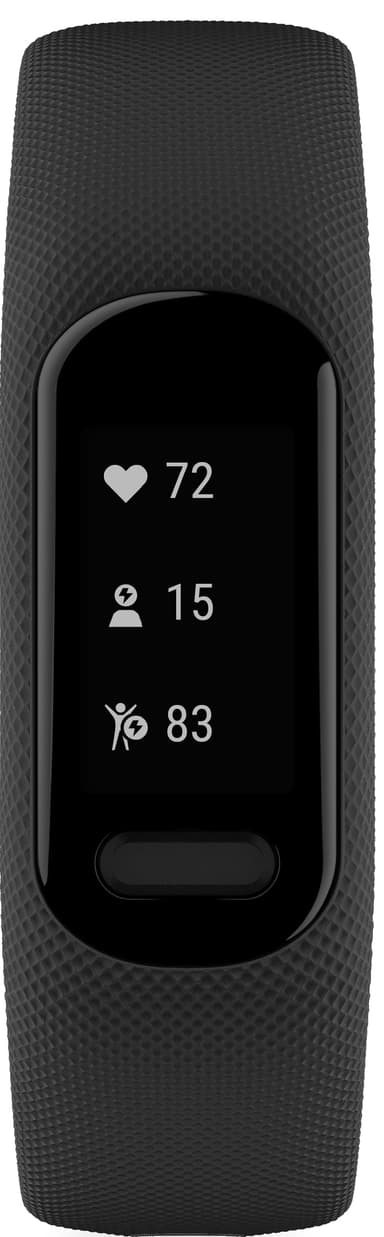Garmin Vivosmart 5 aktiivisuusranneke S/M (musta)