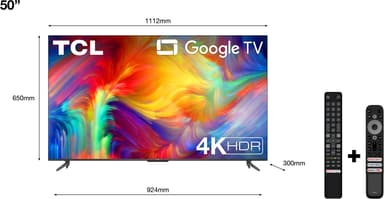 TCL 50   P830 4K LED Google älytelevisio