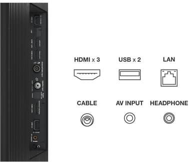 TCL 65   QLED760 4K LED älytelevisio (2022)