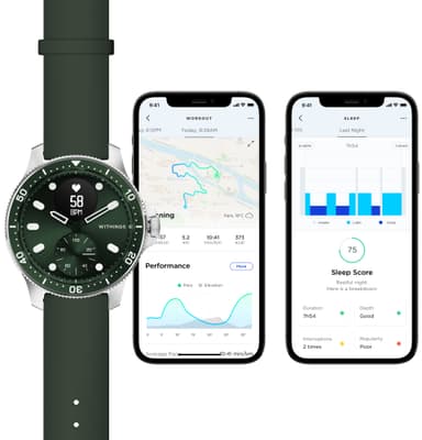 Withings ScanWatch Horizon älykello 43 mm (vihreä)