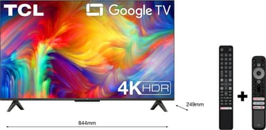 TCL 43   P830 4K LED Google älytelevisio