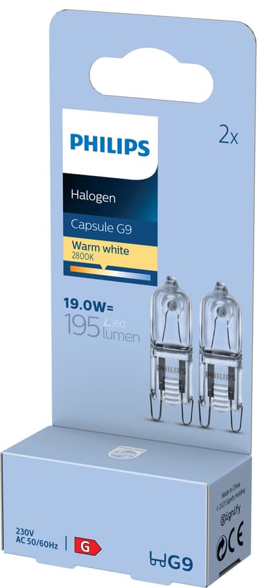 Philips halogeenilamppu G9 8719514334755