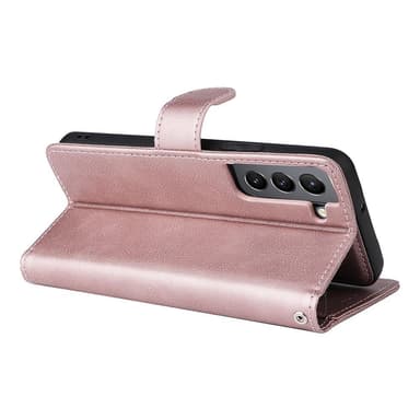 SKALO Samsung S22 Magneettinen kuori/lompakko ""2 in 1"" - - Ruusukulta