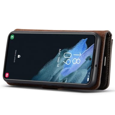 DG MING Samsung S22 2-in-1 magneetti lompakkokotelo - Harmaa