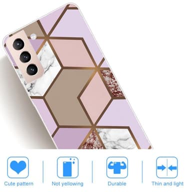SKALO Samsung S22 Marmori TPU kuori - #9