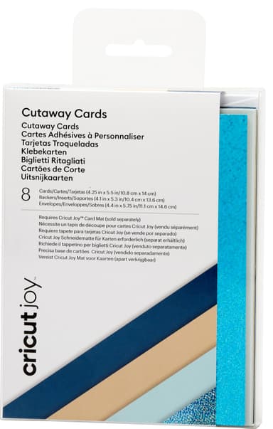 Cricut Joy Cut-Away kortti A2 8 kpl (venesatama)