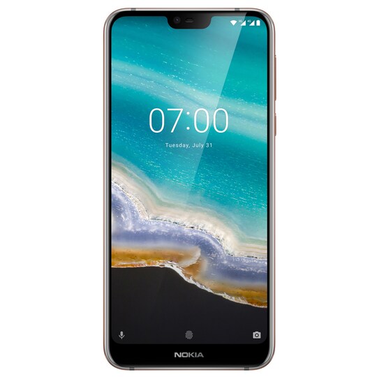 Nokia 7.1 älypuhelin (teräs)