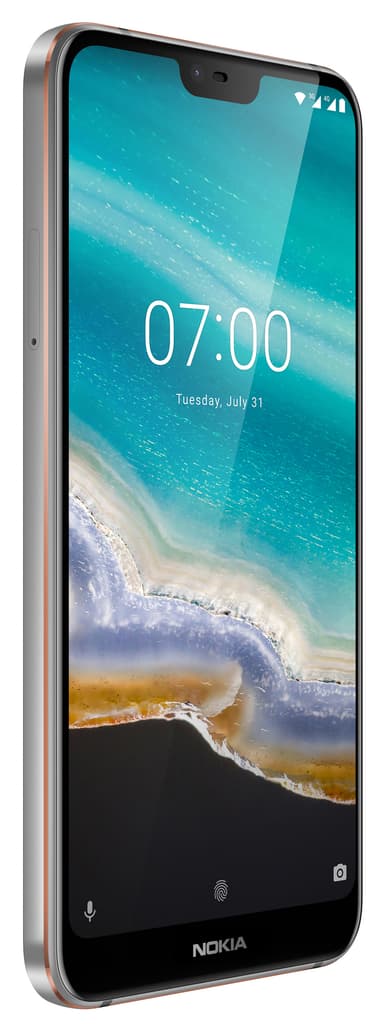 Nokia 7.1 älypuhelin (teräs)
