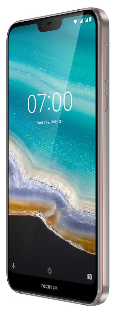 Nokia 7.1 älypuhelin (teräs)