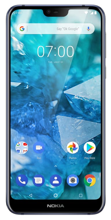 Nokia 7.1 älypuhelin (sininen)
