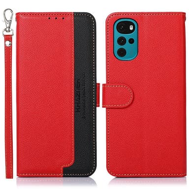 KHAZNEH puhelimen kansi Motorola Moto G22/Moto E32s 4G - punainen/musta