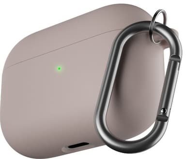 PodSkinz HybridShell AirPods Pro kotelo avaimenperällä (pastellipink.)