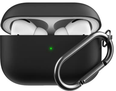 PodSkinz HybridShell AirPods Pro kotelo avaimenperällä (musta)