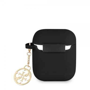 Guess AirPods 1/2 Kuori 4G Charms Musta