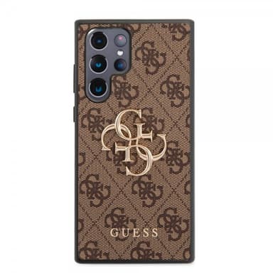 Guess Samsung Galaxy S22 Ultra Kuori 4G Logo Ruskea