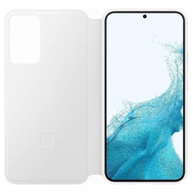 Samsung Original Galaxy S22 Kotelo Smart Clear View Cover Valkoinen