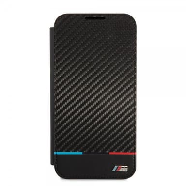 BMW Samsung Galaxy S22 Plus Kotelo Tricolor Stripe Carbon Musta