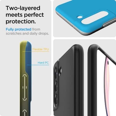 Spigen Samsung Galaxy S21 FE Kuori Thin Fit Musta