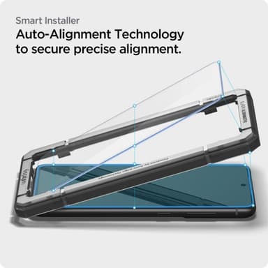 Spigen Samsung Galaxy S21 FE Näytönsuoja GLAS.tR ALIGNmaster 2-pack