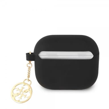 Guess AirPods 3 Kuori 4G Charms Musta
