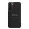 Samsung Galaxy S22 Plus Kuori Saffiano Metal Logo Musta