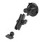 Twist-Lock Suction Cup Double Ball Mount B Size