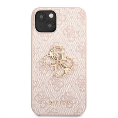 Guess iPhone 13 Kuori Big Logo Vaaleanpunainen