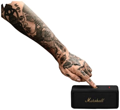 Marshall Emberton II langaton kaiutin (musta/messinki)